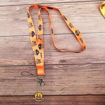 

KPOP BTS Cartoon Avatar Printing Mobile Phone Lanyard Colorful Printing Pendant Keychain Hand Strap ARMY Hot Gift