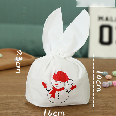 

Gobestart 50PCS Santa Claus Drawstring Christmas Gift Bag Christmas Apple Bag