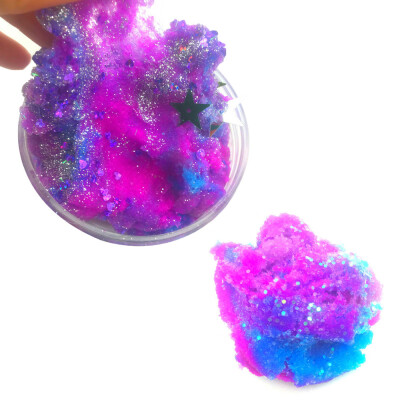 

Siaonvr Beautiful Color Mixing Cloud Slime Putty Scented Stress Kids Clay Toy