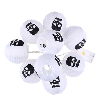 

LED Halloween 2019 Decoration Pumpkin Skull Light String Halloween Party Lantern-shaped Light String Festive Party Supplies