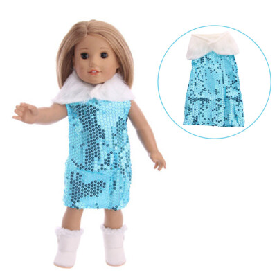 

〖Follure〗Shawl skirt Set Suit For18 inch Our Generation For American Doll