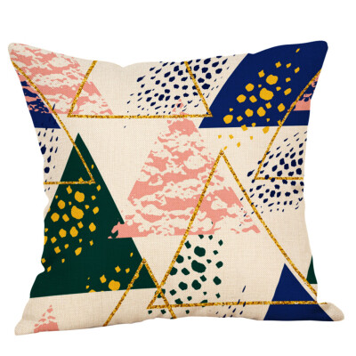 

〖Follure〗Geometric Pillow Case Waist Cushion Cover Sofa Home Decor