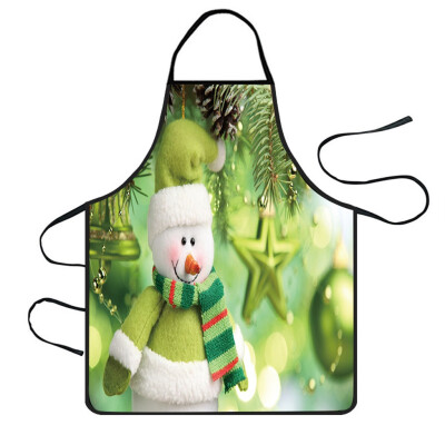 

Tailored Christmas Decoration Waterproof Apron Kitchen Aprons Dinner Party Apron