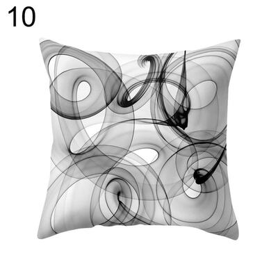 

Tulle Voile Shade Throw Pillow Case Cushion Cover Sofa Bed Car Cafe Office Decor