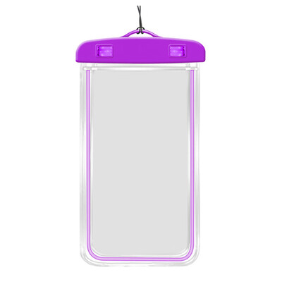 

Tailored Fluorescent Intelligent Transparent Swimming Mobile Phone Waterproof Bag