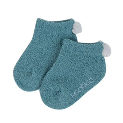 

Autumn Winter Newborn Socks Cotton Warm And Thick Socks 0-4 Years Non-slip Coral Fleece Socks