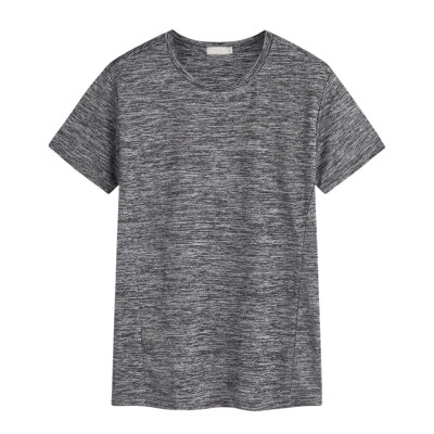 

Toponeto Mens New Outdoor Quick-Drying Sports T-Shirt In Summer Exercise Fitness Blouse