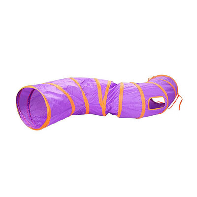 

Shape Funny Pet Tunnel Cat Play Tunnel Foldable Cat Tunnel Cat Play Toys 140358CMPurple