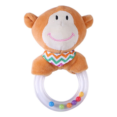 

Baby Toy Lathe Hanging Ring Cartoon Animal Rattles Crib Baby Stroller Hanging Toys Teethers Stuffed Doll