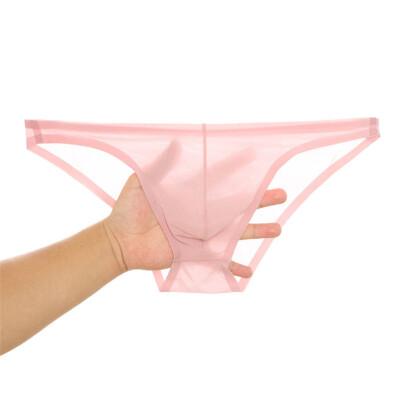 

Tailored Mens Fashion Thin Mesh Translucent Simple And Comfortable Breathable Underwear