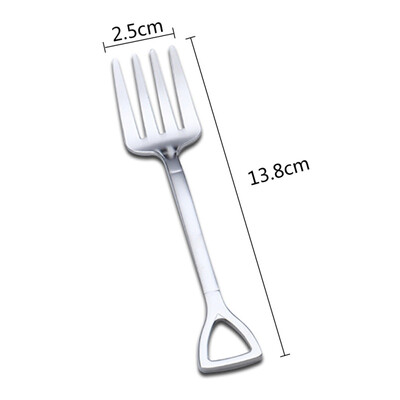 

1 pc Stainless Steel Coffee Spoon Shovel Shaped Ice Cream Sugar Tea Spoon Dessert Forks Tableware  M L