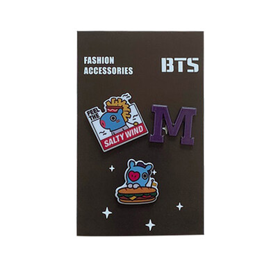 

3 Pack Kpop BTS Brooch Pin Kpop Bangtan Boys Brooches