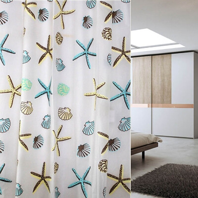 

PEVA WaterproofMildew Proof Fabric Shower Curtain
