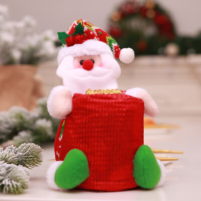 

Toponeto Home Hotel Paper Towel Protective Dustproof Cover Holder Christmas Decor Hot GN