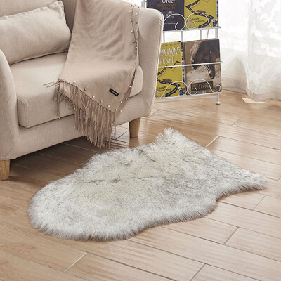 

Toponeto Rugs Non Slip Rug Mats Hairy Soft Fluffy Faux Fur Carpet Mat Home New