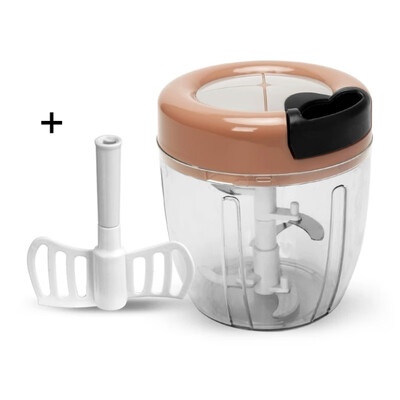 

New Multi-function Cutting Device Home Portable Safety Hand-cut Garlic Cut Vegetables Mincer Food Processor Crusher