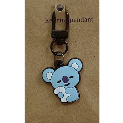

CAR-TOBBY Kpop BTS Keychain TATA KOYA Pendant Keyring Key Chain Bag Hang in Tracked