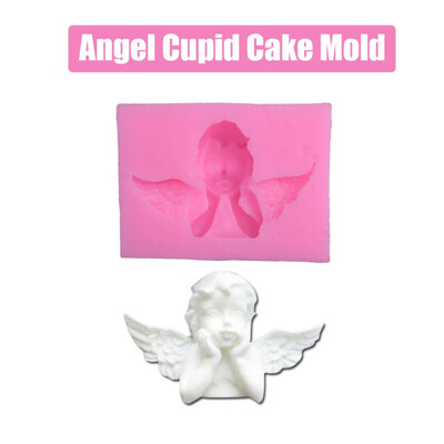 

Cake Tool Cartoon Silicone Angel Cupid Ear Mold Sugarcraft Chocolate Fondant Sugar Craft Mold Tools