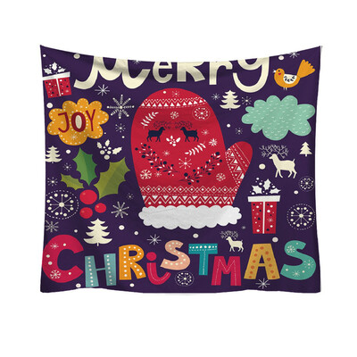

Tailored Christmas Fashion Tapestry Cartoon Pattern Style Decorative Tapestry Home Decor