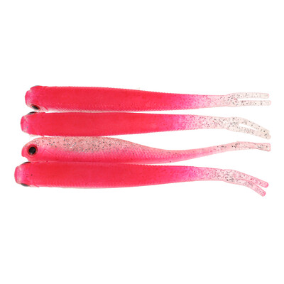 

A FISH LURE Soft Fishing Lures Long Tail Artificial Bait 4pcs