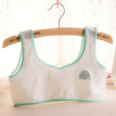 

Young Girls Training Bra Soft Cotton Underwear For Teenage Puberty Cotton Child Bra For Kids Students 8-16 Yrs