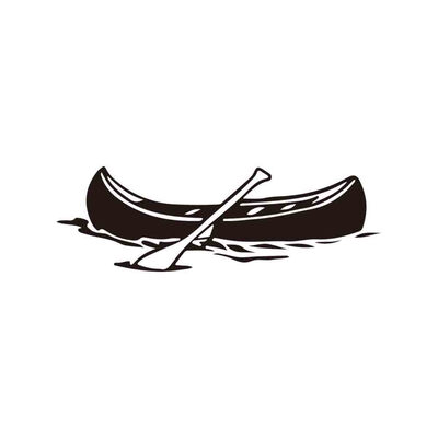 

Canoe Boat Removable Personality Wall Sticker Living Room Bedroom Sofa Study Wall Vinyl Decal Sticker