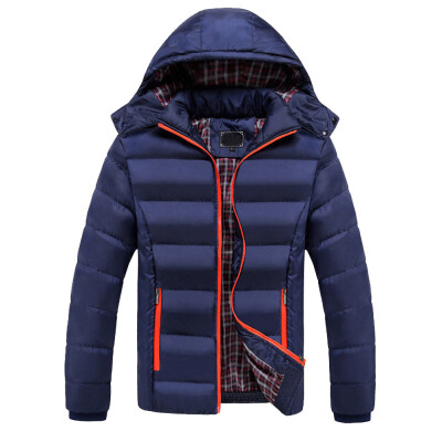 

Gobestart Men Boys Casual Warm Hooded Winter Zipper Coat Outwear Jacket Top Blouse