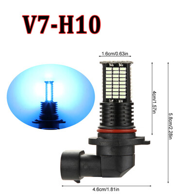 

2pcs LED Fog Lights Bulbs Car Auto 12V-24V 8000K Water Resistant Lamps For Honda