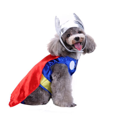 

Halloween Pet Costume Cat Dog Cloth Costume Pet Clothes Superhero Set Christmas Uniform Party Roupinha Para Cachorro Cosplay