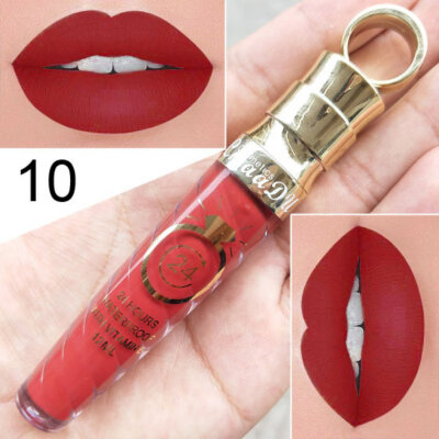 

High-capacity Matte Matte Lip Gloss Female 20 Colors Long-Lasting Nutritious Lipstic Women Lip Make Up Cosmetics Big Lip Gloss