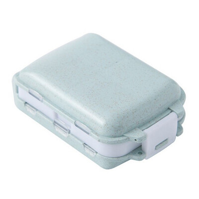 

Portable Folding Pill Case Medicine Vitamin Drug Pills Box Cases Drugs Capsule Splitters Container Plastic Empty Drug Boxes