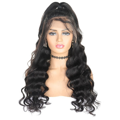 

10A Loose Deep Wigs 360 full lace human hair wigs 10"-26" Deep Loose Human Hair Wigs Brazilian Hair Swiss Lace Cap