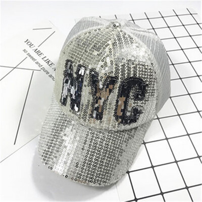 

Childrens Cap girl big baby summer mesh sequined baseball cap Korean Sun Hat