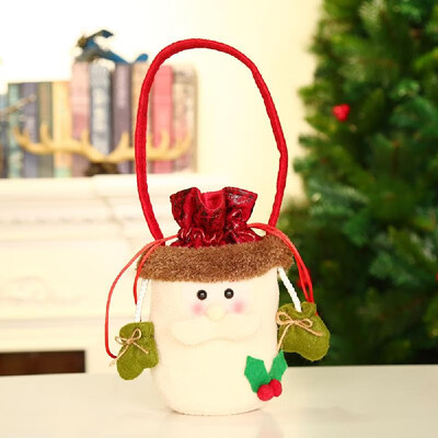 

Christmas Candy Bag Handbag Gift Bag Christmas Tree Party Decoration Santa Claus Snowman