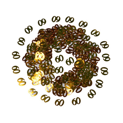 

Sparkling Happy Birthday Anniversary Confetti number 30 40 50 60 years Adult Birthday Party Tabletop Table Scatters Decoration