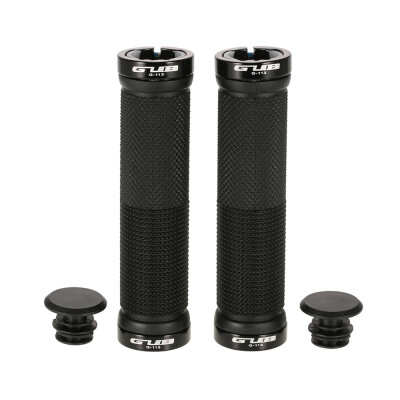 

GUB 1 Pair of Bike Bicycle MTB Bike Handlebar Locking End Grips Anti-slip Cycling Handlebar Hand Grips with End Plugs Caps for Fol