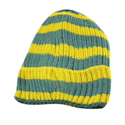 

Girls Boys Accessories Baby Striped Print Hats Winter Newborn Knitted Cute Warm Kids Wool Hemming Caps Baby Clothing