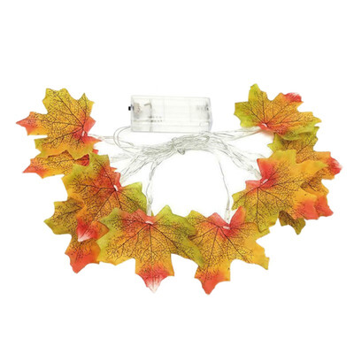 

Led Light Simulation Maple Leaf String Halloween Christmas Battery Decoration Lantern Wedding Outdoor String Lights
