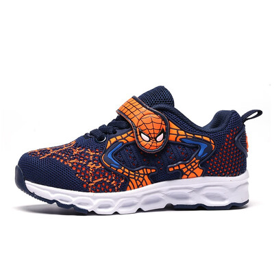 

New Fashion Spider Man Kids Sneakers Cartoon Anime Boy Girl Casual Shoes Light Weight Children Running Shoes
