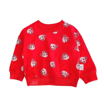 

2019 Autumn Kids Baby Boy Girl Long Sleeve Print Sweatshirts Casual Toddler Blouse Cartoon Animal Outerwear 6M-5T