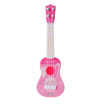 

Siaonvr Kids plastic Toy Sturdy Ukulele Non-toxic Musical Instrument Preschool Music