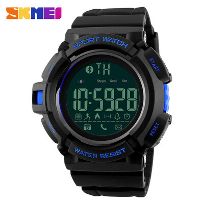 

SKMEI Men Smart Sports Watches Pedometer Bluetooth Calorie Watch Fashion Digital Waterproof Wristwatches Male Clock 1245