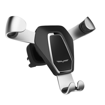 

Car Shockproof Square Scraping Mobile Phone Gravity BracketMetal Outlet Gravity Induction Car Phone Bracket