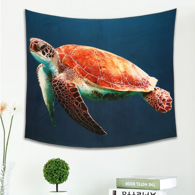 

Indian Animal Painting Tapestries Polyester Fabric Printed Wall Decor Beach Towel Bedspread Wall Hanging Room Home Decoration