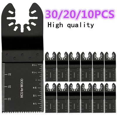 

3020105PCS 34mm Carbon Steel Coarse Cutter Saw Blades Bi-metal Straight Wood Mix Oscillating Multitool Power Tool Kit