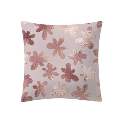 

〖Follure〗Rose Gold Pink Cushion Cover Square Pillowcase Home Decoratio