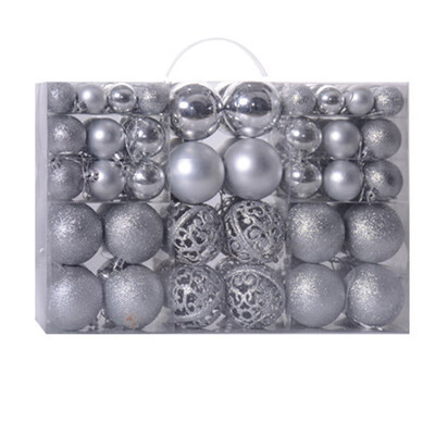 

Gobestart 3060mm Christmas Xmas Tree Ball Bauble Hanging Home Party Ornament Decor 100PC