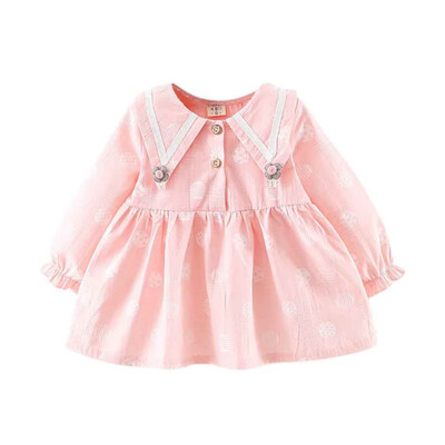 

Newborn Girl Dress Infant Baby Clothes Dress Polka Dot Printing Princess Party Casual Fashion Dresses Baby Spring Autumn