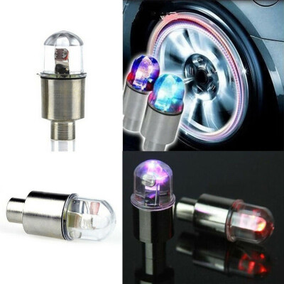 

1oc Car Vehicle Wheel LED Light Valve Lamp Decor Colorful Flashing LED Bulb Lamp
