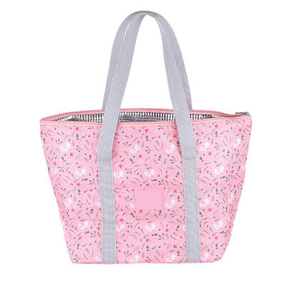 

1pc Unisex Foldable Thermal Insulated Lunch Bag Lunch Container Kids Food Storage Bag Cooler Bag Tote Bento Pouch Picnic Bag